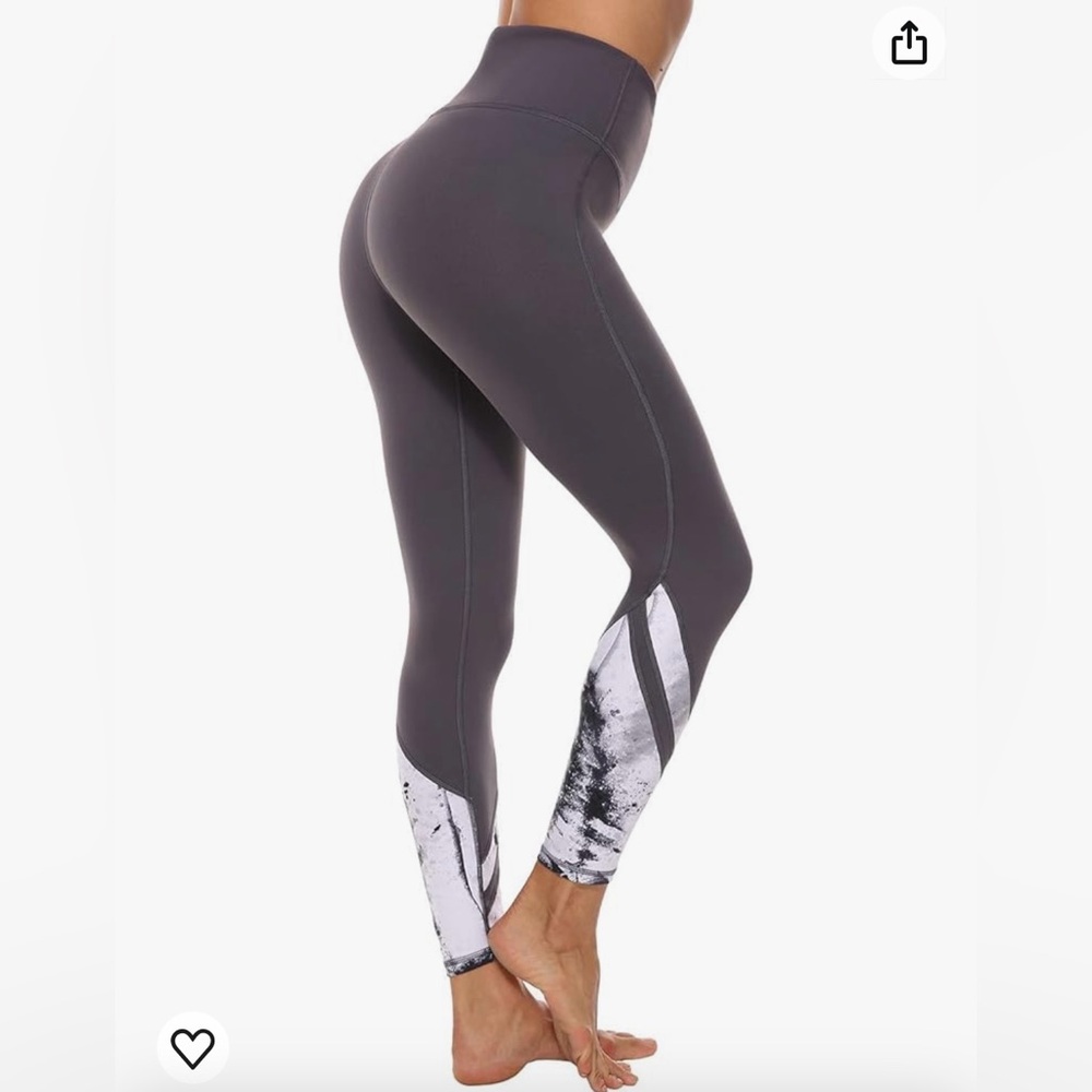 Afitne Yoga Pants. Athletic leggings Small Grey